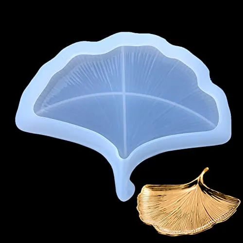 TUANJIE Blätter Silikonform Aufbewahrungs Box Epoxidharz Formen DIY Obsttablett Resin Tablett Gießform Form Kuchenform Schokoladenform für Geschirrhalter Seifenschale Haus Dekoration