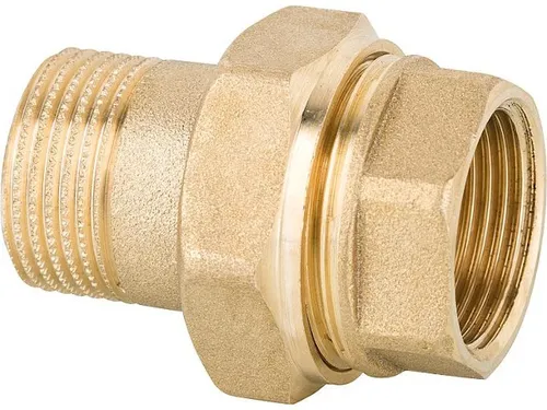 Gewindefitting Messing Verschraubung konisch dichtend DN20 (3/4