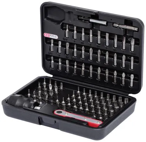 KS Tools 911.2080 Bit-Set - Werkzeug-Set aus Spezialstahl mit 1/4