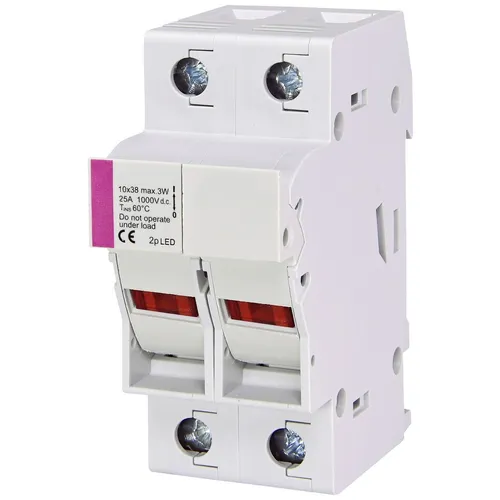 ETI 002540213 EFH 10 DC 2p LED Sicherungshalter  Passend für (Sicherungen) Fe...
