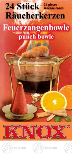 Dregeno Erzgebirge Räuchermännchen Zubehör KNOX Räucherkerzen Feuerzangenbowle (24) NEU