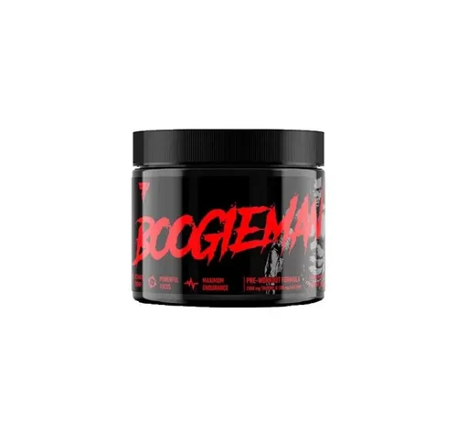 TREC Nutrition Boogieman 300g Pulver - Sportnahrung in erfrischendem Bubble Gum Geschmack, reich an Beta-Alanin, Citrullin und Koffein für maximale Leistungssteigerung und Energie während des Trainings.