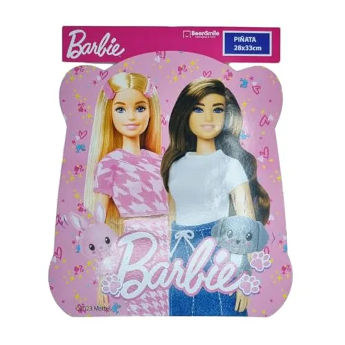 BeenSmile, Barbie Piñata, Partyartikel, Pinata zum Befüllen mit Spielzeug oder Süßigkeiten, Dekoration für Kinderpartys, Geburtstage und Feiern