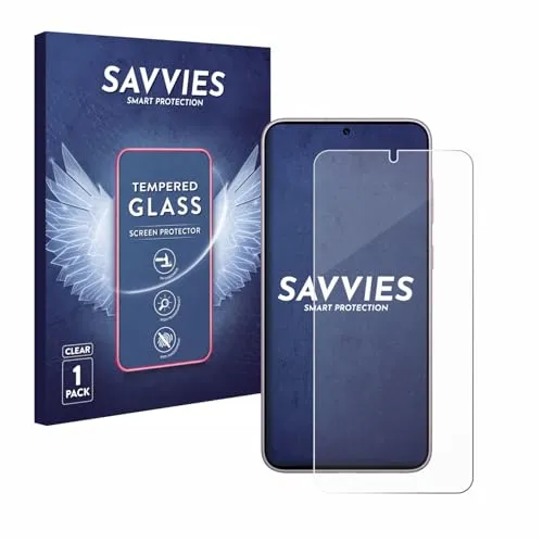 Savvies Panzer Schutz Glas für Samsung Galaxy S23 Plus 9H Hartglas, Anti-Fingerprint, Displayschutz