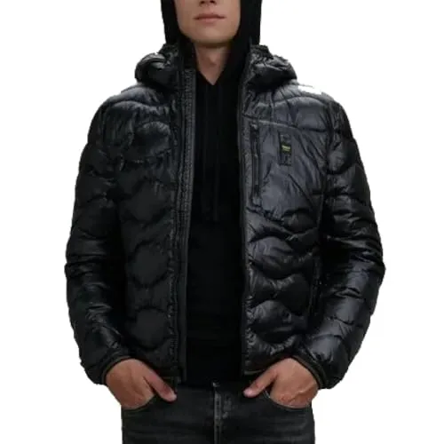 Blauer Wave Schwarz M EU - Funktionsjacke für Herren - Wasserabweisende Funktionsjacke in stilvollem Schwarz, ideal für Outdoor-Aktivitäten und wechselhaftes Wetter.