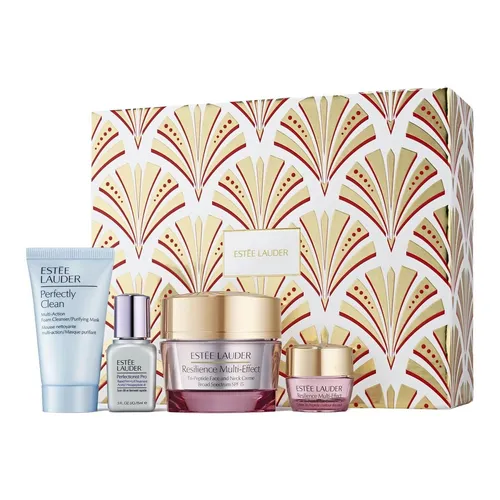 Unisex-Kosmetik-Set Estee Lauder RESILIENCE – 4 Stücke - Sets & Geschenkideen, verwöhnen Sie Ihre Haut mit diesem luxuriösen 4-teiligen Set für strahlende Frische und Jugendlichkeit.