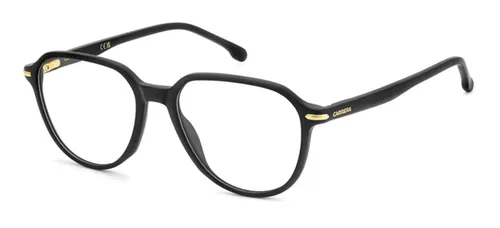 CARRERA CARRERA 346 I46 MATTE BLACK GOLD Herren Brillen - Brillenfassungen für Herren mit klassischem Rahmen in mattem Schwarz und goldenen Akzenten - stilvoll und zeitlos.