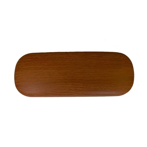 iWood Brillenetui/Hardcase/Brillenbox in edler Holzoptik, mittelbraun (Kirsche)