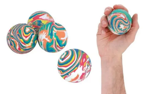 Henbrandt Flummi Piraten / Fußball-Hüpfbälle, Jet, Ball, Gummiball als Mitgebsel (1-St), Glitzer Kinderball /Partygeschenke, Glückspreise, Geschenke