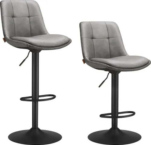 VASAGLE Barhocker 2er Set mit Fußstütze von VASAGLE