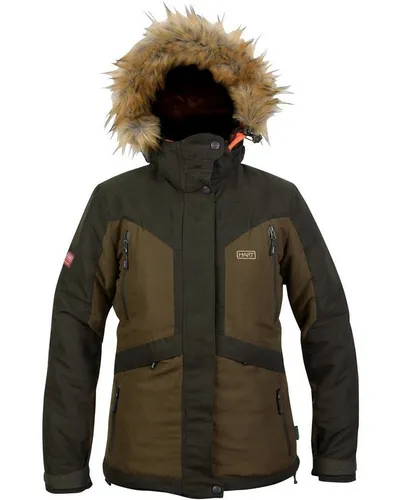 HART Winter Wendejacke ALTAI J2D Damen M - Wasserfest & Winddicht - Grün - Die vielseitige HART Altai-J Wendejacke für Damen bietet eine wasser- und winddichte OSMOTECH-Membran sowie wärmendes HDI160 Padding. Ideal für alle Winteraktivitäten im Freien.