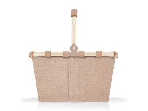 Reisenthel Shopping Carrybag XS Kinder-Einkaufskorb 33 cm - Frame Twist Coffee - Einkaufstaschen & Einkaufstrolleys: Der Reisenthel Carrybag XS begeistert mit robustem, recyceltem Material und ist der perfekte Begleiter für kleine Ausflüge – leicht, wasserabweisend und mit praktischem Reißverschluss.