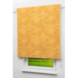 Lysel Outlet Verdunkelungsrollo Gelborange 102.50cm x 190cm - Rollos für optimale Verdunkelung, in gelborange mit starkem Wärmeschutz, selbst kürzbar und kindersicher – ideal für jedes Zimmer.
