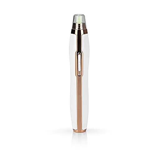 MAXXMEE Perfect Beauty Nails | Nagelpflege für zuhause. Maniküre- und Pediküre-Set | 5 verschiedene Aufsätze zum Feilen, Reinigen und Polieren | 2 Richtungen (Rechts-/Linkslauf) [weiß/rosegold]