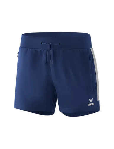 Erima Sporthose Short Squad kurz navyblau/silbergrau Damen, Größe: 34