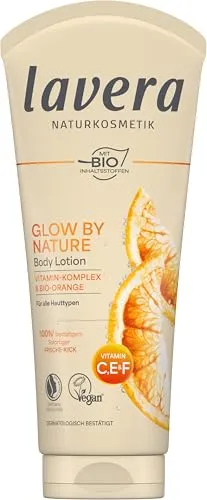 lavera Glow by Nature Body Lotion in orange von lavera