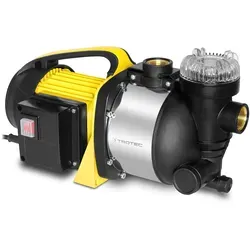 Trotec Gartenpumpe mit Filter TGP 1005 ESF - Wasserpumpen für effiziente Bewässerung, mit integriertem Filter für optimale Wasserqualität und Schutz vor Verunreinigungen.