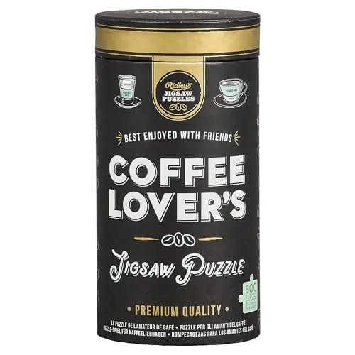 Ridley's Games- Coffee Lover's Jigsaw JIG045 Puzzle Pour Amateur de café 500 pièces Multicolore