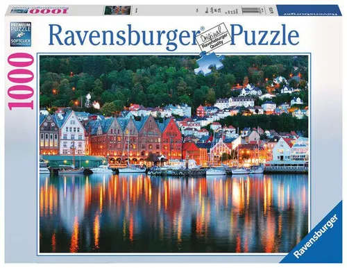 RAVENSBURGER PUZZLE 1000 TEILE NORWEGEN BERGEN