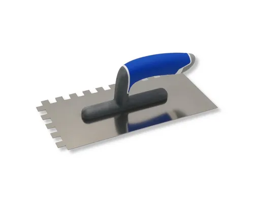 DEWEPRO Zahnkelle DEWEPRO 3K Zahnkelle 12x12mm Edelstahl 270x130mm, 3-Komponenten-Griff