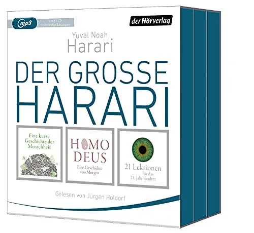 Der große Harari: Eine kurze Geschichte der Menschheit - Homo Deus - 21 Lektionen für das 21. Jahrhundert - Hörbuch über die Entwicklung der Menschheit, kombiniert spannende Erkenntnisse und Perspektiven für die Zukunft.