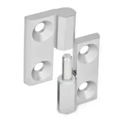 Scharnier 50 x 50, Form A - 2x2 Bohrungen für Senkschrauben,