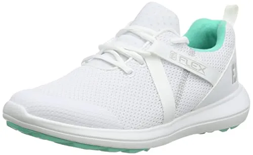 FootJoy Damen Wn Fj Flex Golfschuh, Weiß Grün, 37 EU von FootJoy