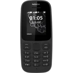 NOKIA Mobiltelefon 105 Single Sim schwarz