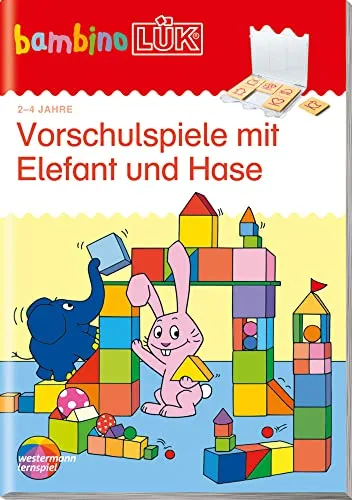 bambinoLÜK: 2/3/4 Jahre Vorschulspiele mit Elefant und Hase: Erstes Lernen mit Elefant und Hase: 2 - 4 Jahre (bambinoLÜK-Übungshefte: Vorschule)