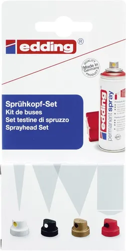 edding 5200 Permanent Spray Sprayhead Set