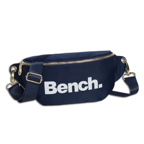 Bench. Gürteltasche city girls, Nylon blau - Moderne Gürteltasche aus strapazierfähigem Nylon in marineblau, ideal für den Alltag. Mit praktischem Reißverschluss und 3 Litern Volumen.