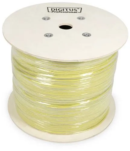Digitus DK-1743-A-VH-10-LD Netzwerkkabel CAT 7a S/FTP Gelb 1000m