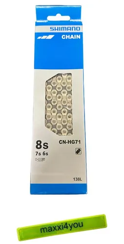 maxxi4you Shimano Fahrradkette CN-HG71 6/7/8-Fach mit Reflexband