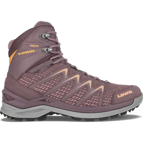 Lowa Adult Innox PRO GTX MID Ws pink Gr. 43 - Hochwertige Wanderschuhe für Damen - Wanderschuhe aus atmungsaktivem Synthetik und Textil, wasserdicht dank GORE-TEX, ideal für anspruchsvolle Wanderungen.