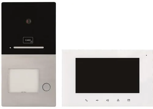 HHG Villa AP Set 1 RL AS AP - Einfamilienhaus mit RFID - Haus-Alarmanlagen mit modernster 2-Draht Freisprechanlage, RFID-Zutrittskontrolle und APP-Steuerung für maximale Sicherheit und Komfort.