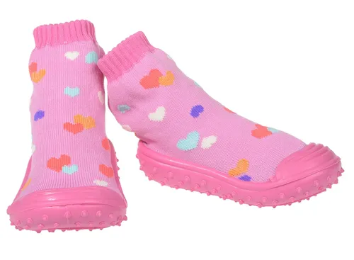 Baby Hausschuhe Herz Rosa 20