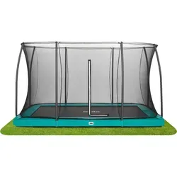 Salta Trampolin Comfort Edition Ground 366 cm x 244 cm Grün in grün von Salta