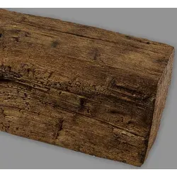 HOMESTAR Deckenbalken Eiche dunkel, 3 m - Hochwertiger Deckenbalken aus Polyurethan in edler Holzoptik, ideal für kreative Wohnraumgestaltungen. Widerstandsfähig, überstreichbar und einfach zu montieren – für ein stilvolles Ambiente ohne großen Aufwand.