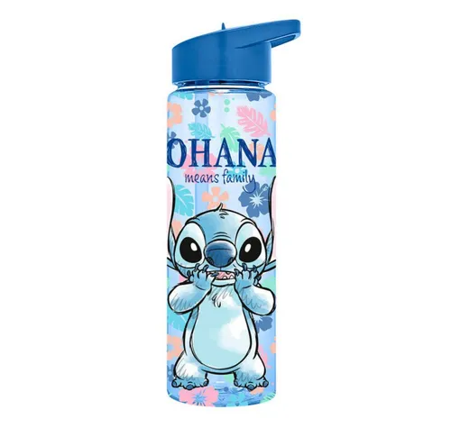 Kids Euroswan Trinkflasche Disney Ohana Plastikstrohflasche 600 ml
