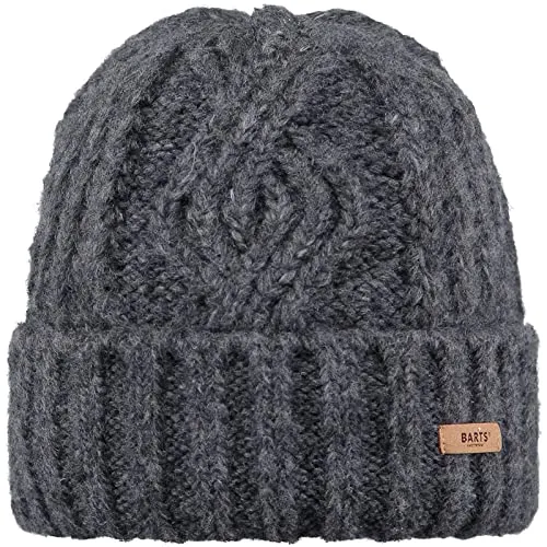 Barts Damen Mütze Farrah Beanie, anthrazit, Einheitsgröße