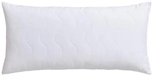 Jekatex Antibac Kissen, Mikrofaser, 100% Polyester, Weiß, 40 x 80