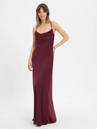 Vera Mont Damen Abendkleid mit Wasserfallausschnitt
