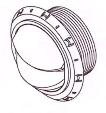 Webasto Luftausströmer, verschließbar, Ø60mm, schwarz von Webasto