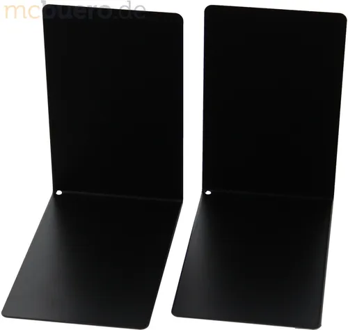 ALCO Briefablage Buchstützen 85x140x140mm Metall schwarz (50 Stück)