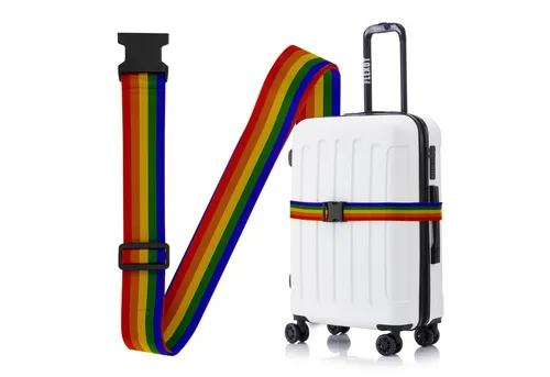 Flexot Koffergurt mit Clip-Schnalle – Verstellbar und Sicher - Der Flexot Koffergurt bietet eine verstellbare Länge von 108–198 cm und schützt dein Gepäck zuverlässig. Mit praktischem Namensschild und in 19 Farben erhältlich, sorgt er für Sicherheit und Stil auf jeder Reise.