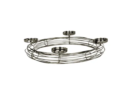 EGLO Living Kerzenständer Hagony - Eleganter Kerzenständer (H8 x Ø46 cm) für stimmungsvolles Licht, ideal für jedes Zuhause und zeitloses Design.