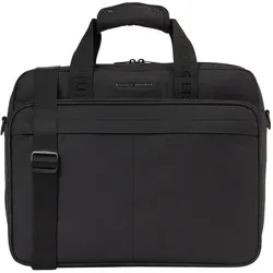 TOMMY HILFIGER Herren Laptoptasche Repreve, Schwarz in schwarz von Tommy Hilfiger