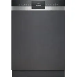 Siemens iQ300, Teilintegrierter Geschirrspüler, 60 cm, Gebürsteter Stahl SN53HS17BE