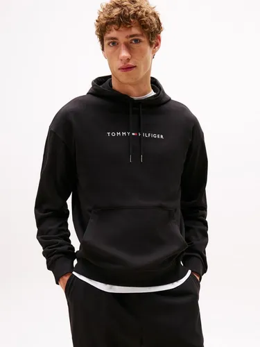 Tommy Hilfiger Herren Oh Hoodie Um0Um02385 L/S Sweatshirt, Black - Kapuzenpullover für Herren, nachhaltig produziert und authentisch von Tommy Hilfiger, ideal für lässige Looks und bequemes Tragen.