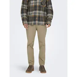 ONLY&SONS Herren Chino Hose in beige von ONLY & SONS